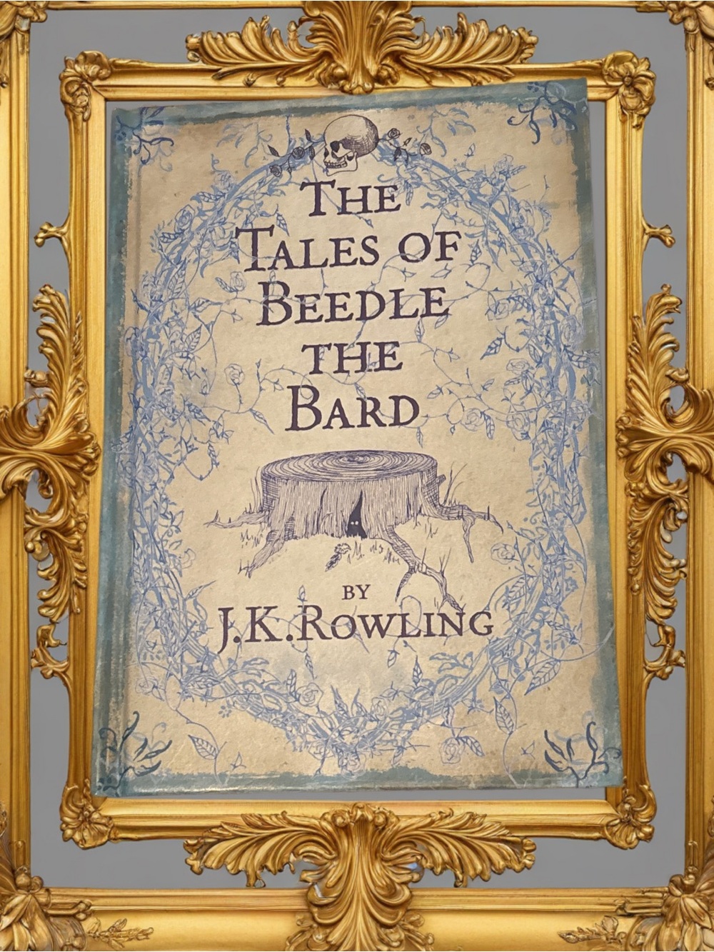 The Tales of Beedle the Bard by J.K. Rowling - Blue & Cream Cover